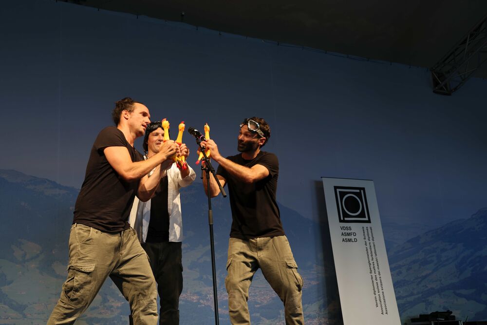Starbugs Comedy: Komiker-Trio aus dem Berner Seeland. (Foto: Andreas Buck)
